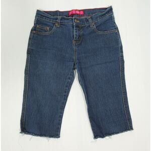 GLO Denim Capri Pants size 1 Juniors Stretch